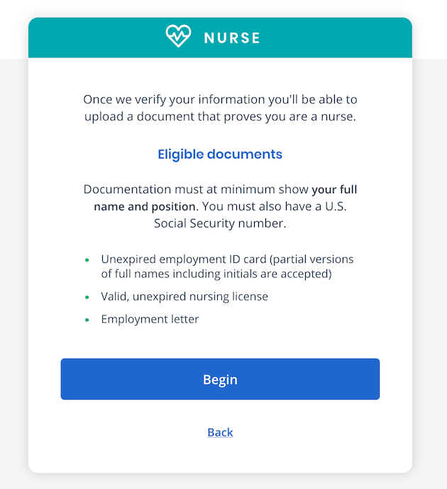 Nurse Id Card Registration